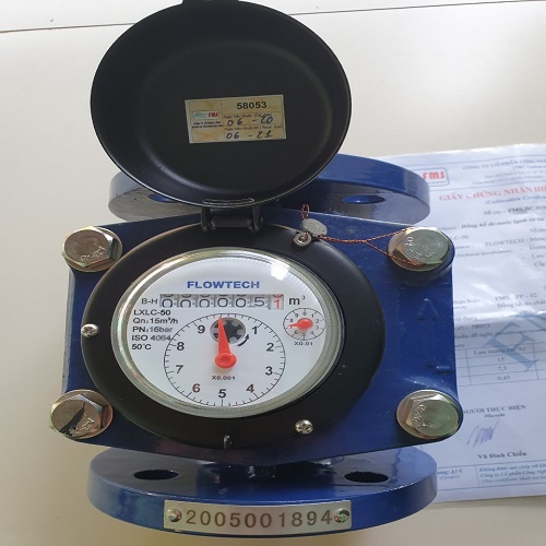 Đồng hồ nước DN50 kết nối bích
