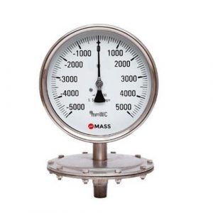 Đồng hồ đo áp suất màng dải đo âm dương