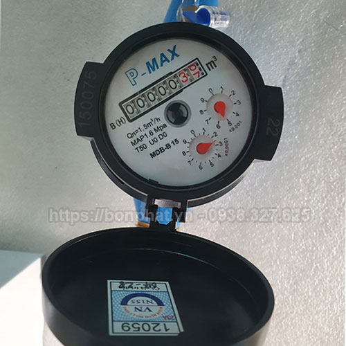 Đồng hồ nước P-max DN15 đo nước sạch